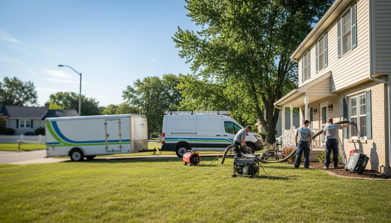 Flooded Basement Restoration And Cleanup With Repair in Bascom, OH near me